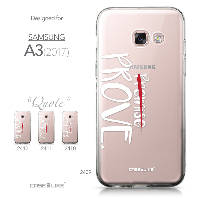 Samsung Galaxy A3 (2017) case Quote 2409 Collection | CASEiLIKE.com