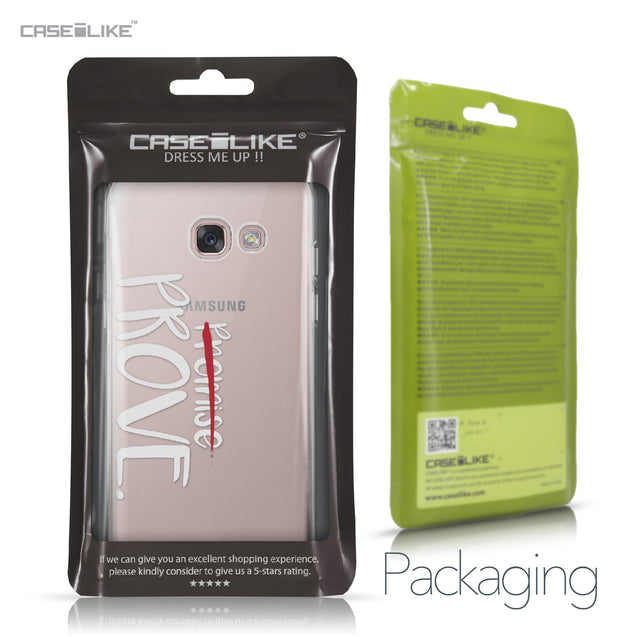 Samsung Galaxy A3 (2017) case Quote 2409 Retail Packaging | CASEiLIKE.com