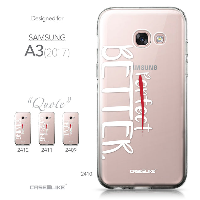 Samsung Galaxy A3 (2017) case Quote 2410 Collection | CASEiLIKE.com