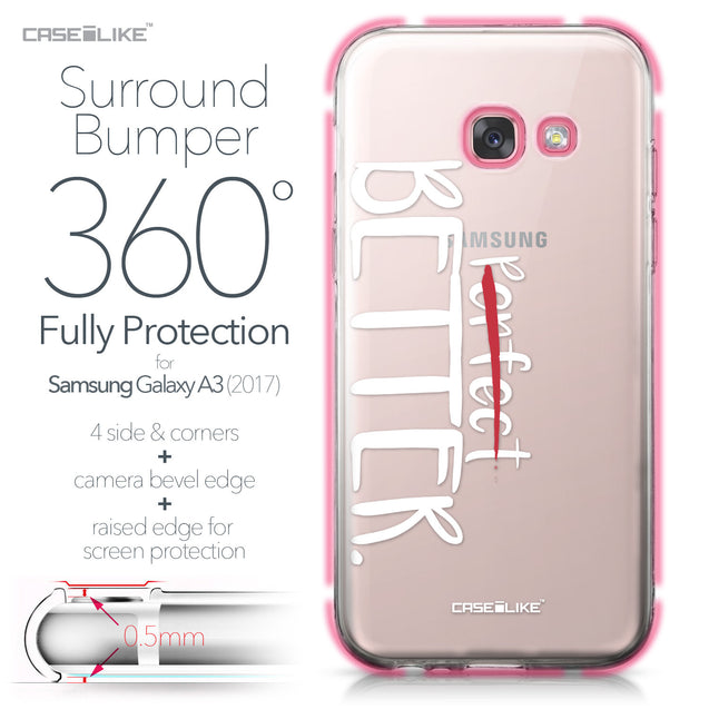 Samsung Galaxy A3 (2017) case Quote 2410 Bumper Case Protection | CASEiLIKE.com