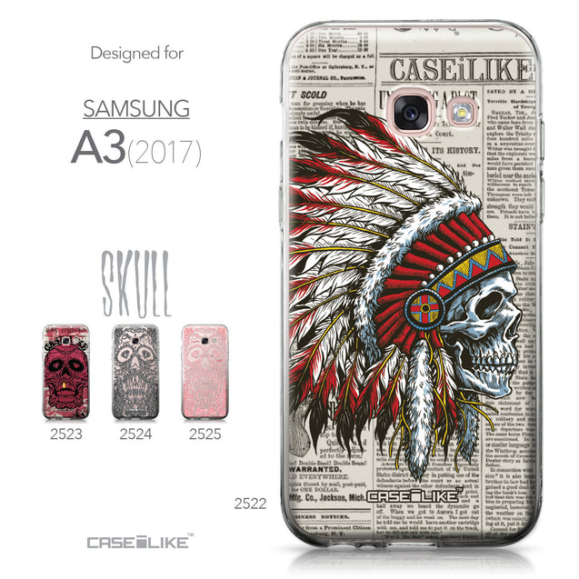 Samsung Galaxy A3 (2017) case Art of Skull 2522 Collection | CASEiLIKE.com