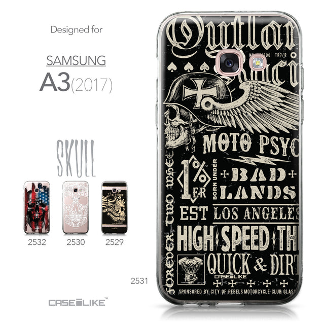 Samsung Galaxy A3 (2017) case Art of Skull 2531 Collection | CASEiLIKE.com