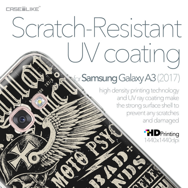 Samsung Galaxy A3 (2017) case Art of Skull 2531 with UV-Coating Scratch-Resistant Case | CASEiLIKE.com