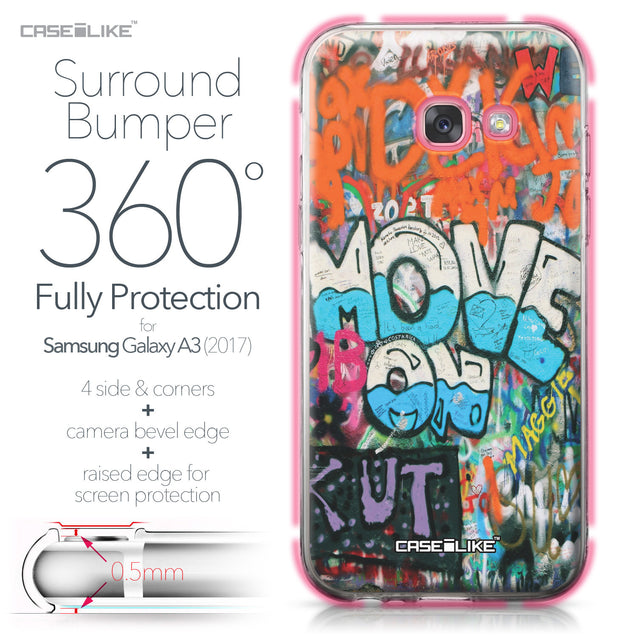 Samsung Galaxy A3 (2017) case Graffiti 2722 Bumper Case Protection | CASEiLIKE.com