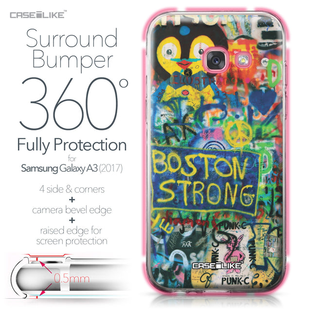 Samsung Galaxy A3 (2017) case Graffiti 2723 Bumper Case Protection | CASEiLIKE.com