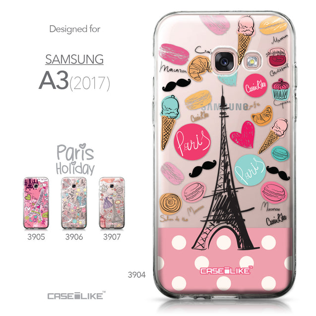 Samsung Galaxy A3 (2017) case Paris Holiday 3904 Collection | CASEiLIKE.com