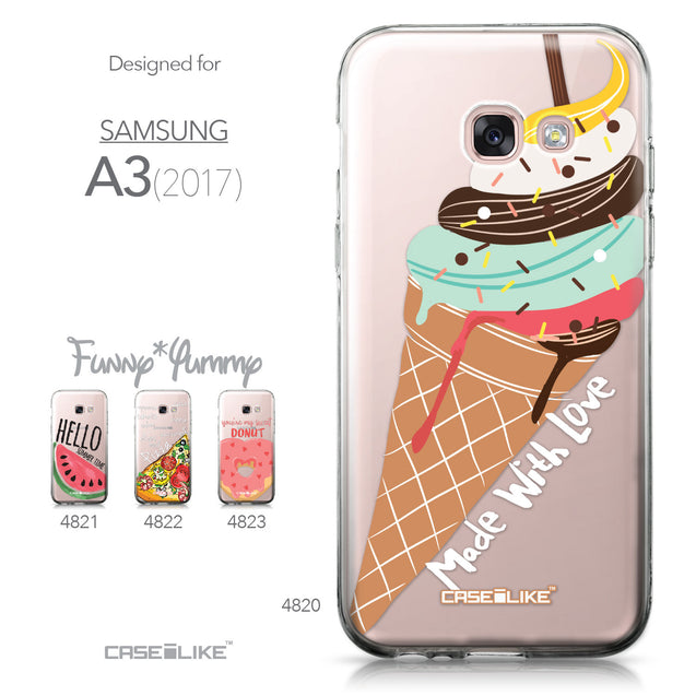 Samsung Galaxy A3 (2017) case Ice Cream 4820 Collection | CASEiLIKE.com