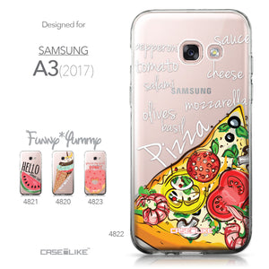 Samsung Galaxy A3 (2017) case Pizza 4822 Collection | CASEiLIKE.com