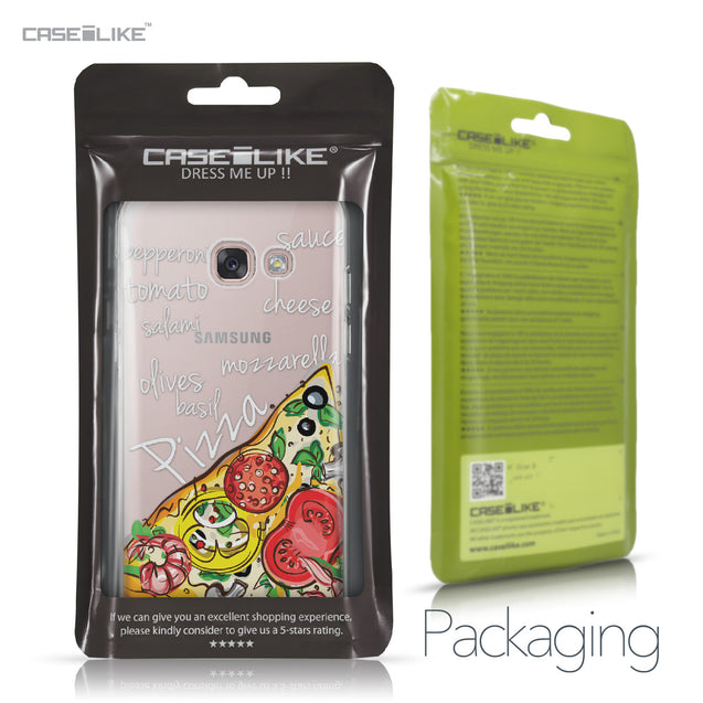 Samsung Galaxy A3 (2017) case Pizza 4822 Retail Packaging | CASEiLIKE.com