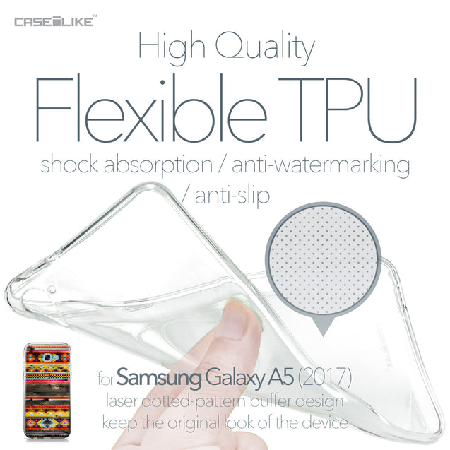 Samsung Galaxy A5 (2017) case Indian Tribal Theme Pattern 2048 Soft Gel Silicone Case | CASEiLIKE.com