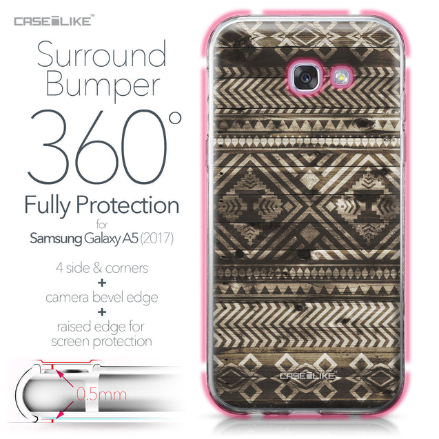 Samsung Galaxy A5 (2017) case Indian Tribal Theme Pattern 2050 Bumper Case Protection | CASEiLIKE.com
