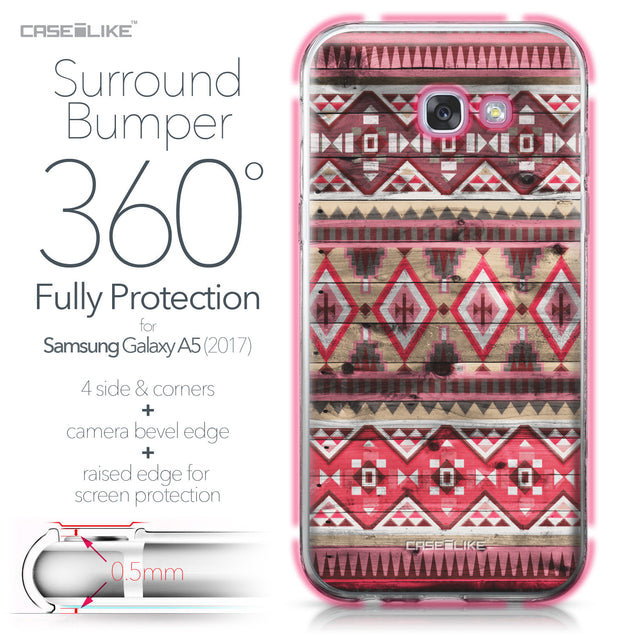 Samsung Galaxy A5 (2017) case Indian Tribal Theme Pattern 2057 Bumper Case Protection | CASEiLIKE.com