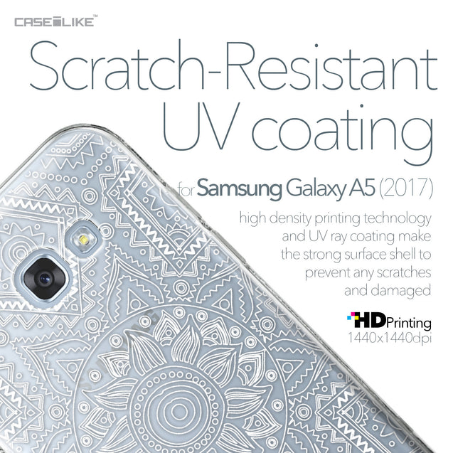 Samsung Galaxy A5 (2017) case Indian Line Art 2061 with UV-Coating Scratch-Resistant Case | CASEiLIKE.com
