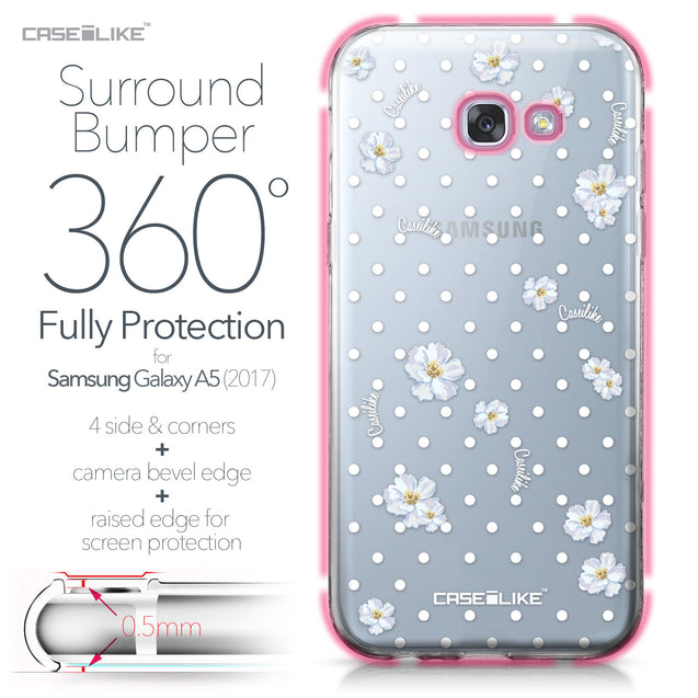 Samsung Galaxy A5 (2017) case Watercolor Floral 2235 Bumper Case Protection | CASEiLIKE.com
