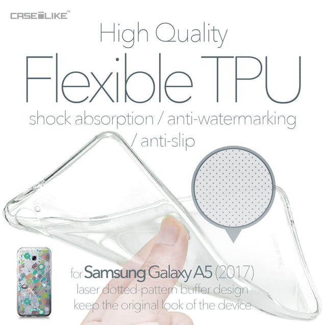 Samsung Galaxy A5 (2017) case Spring Forest White 2241 Soft Gel Silicone Case | CASEiLIKE.com