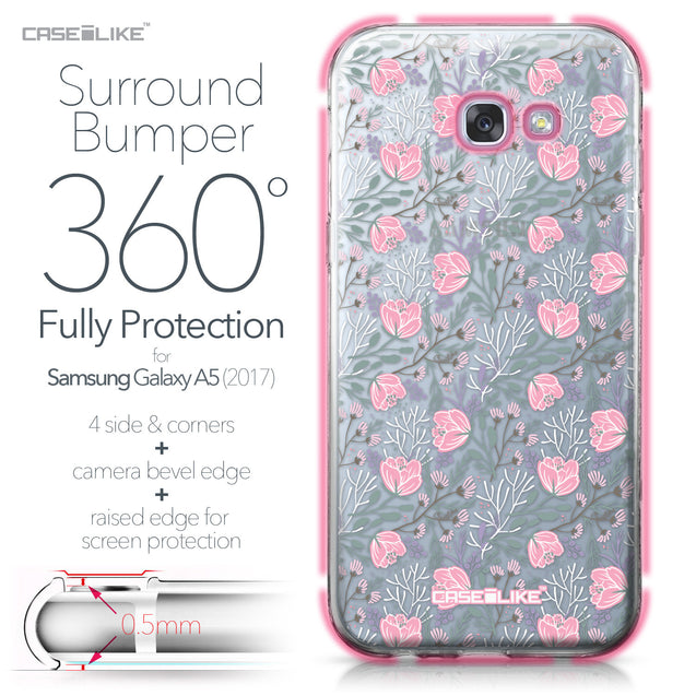 Samsung Galaxy A5 (2017) case Flowers Herbs 2246 Bumper Case Protection | CASEiLIKE.com