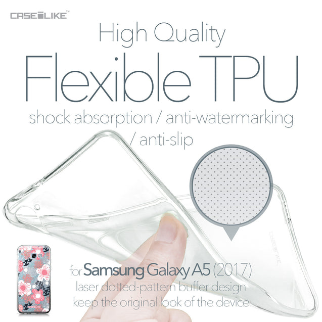 Samsung Galaxy A5 (2017) case Japanese Floral 2255 Soft Gel Silicone Case | CASEiLIKE.com