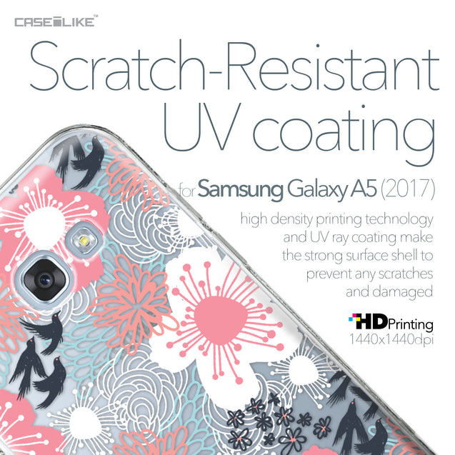 Samsung Galaxy A5 (2017) case Japanese Floral 2255 with UV-Coating Scratch-Resistant Case | CASEiLIKE.com