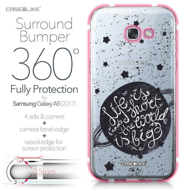 Samsung Galaxy A5 (2017) case Quote 2401 Bumper Case Protection | CASEiLIKE.com