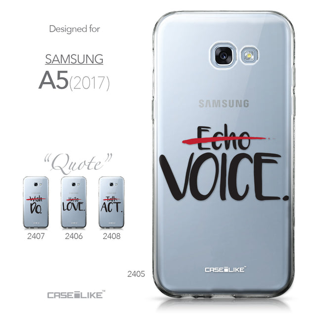 Samsung Galaxy A5 (2017) case Quote 2405 Collection | CASEiLIKE.com