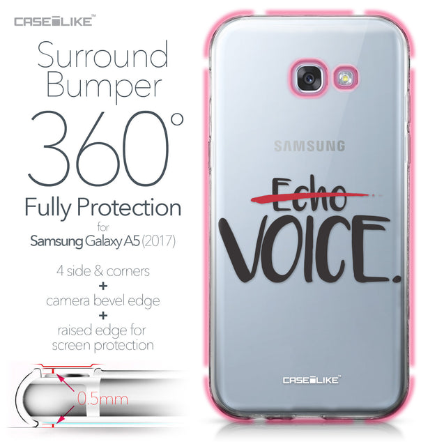 Samsung Galaxy A5 (2017) case Quote 2405 Bumper Case Protection | CASEiLIKE.com