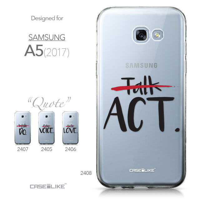 Samsung Galaxy A5 (2017) case Quote 2408 Collection | CASEiLIKE.com