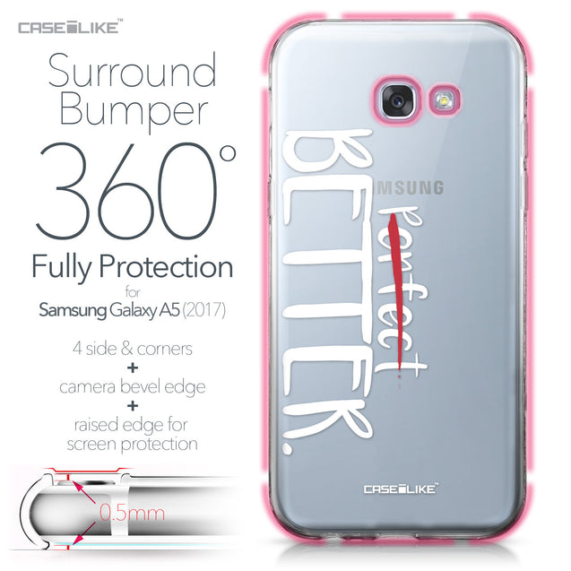 Samsung Galaxy A5 (2017) case Quote 2410 Bumper Case Protection | CASEiLIKE.com