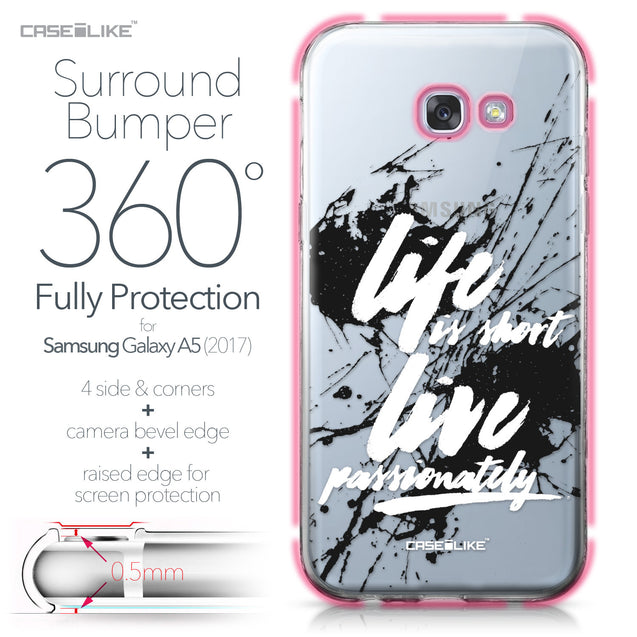 Samsung Galaxy A5 (2017) case Quote 2416 Bumper Case Protection | CASEiLIKE.com