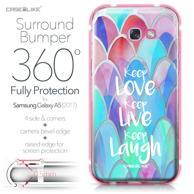 Samsung Galaxy A5 (2017) case Quote 2417 Bumper Case Protection | CASEiLIKE.com
