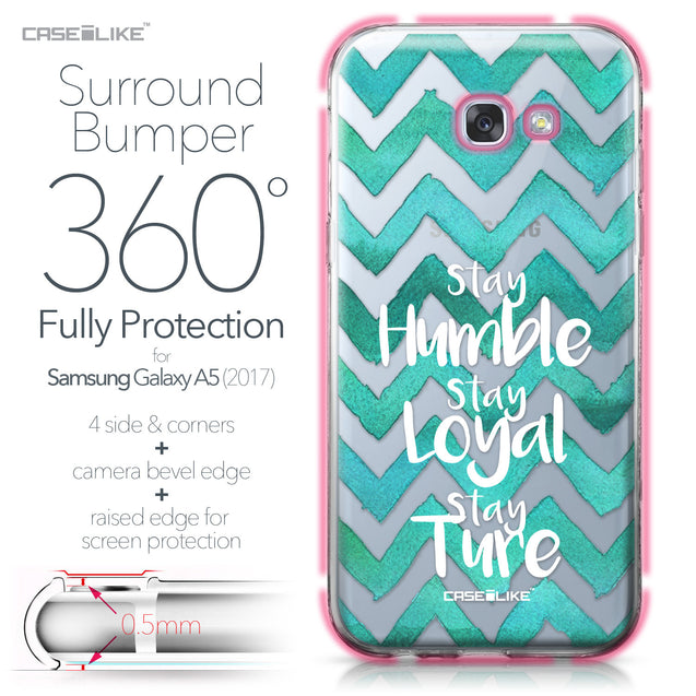 Samsung Galaxy A5 (2017) case Quote 2418 Bumper Case Protection | CASEiLIKE.com