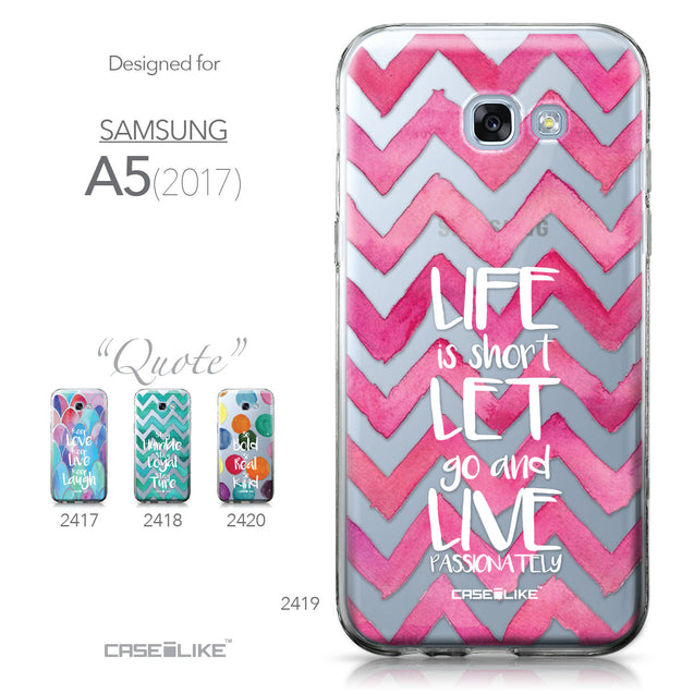 Samsung Galaxy A5 (2017) case Quote 2419 Collection | CASEiLIKE.com