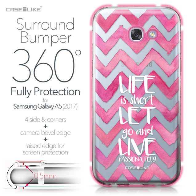 Samsung Galaxy A5 (2017) case Quote 2419 Bumper Case Protection | CASEiLIKE.com