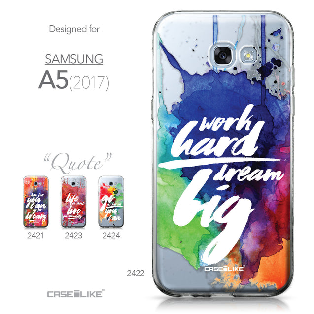 Samsung Galaxy A5 (2017) case Quote 2422 Collection | CASEiLIKE.com