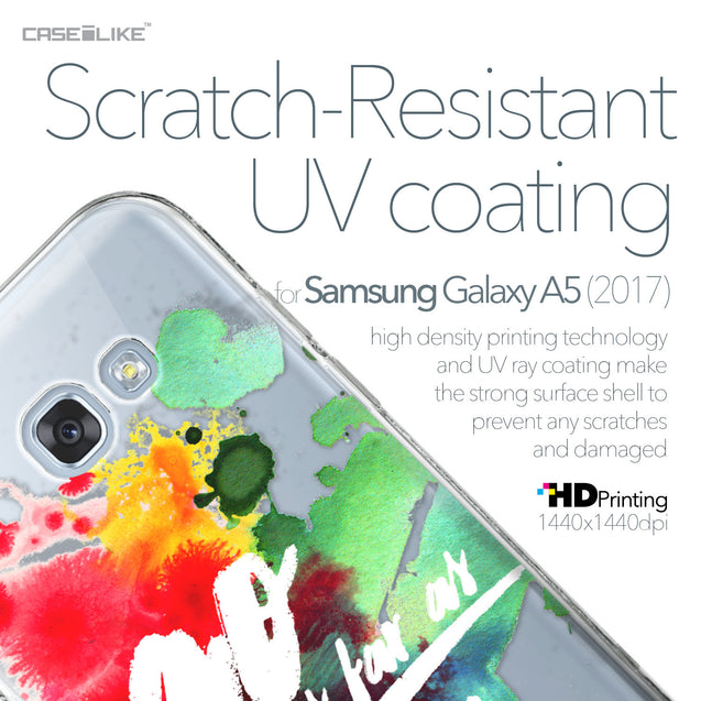 Samsung Galaxy A5 (2017) case Quote 2424 with UV-Coating Scratch-Resistant Case | CASEiLIKE.com
