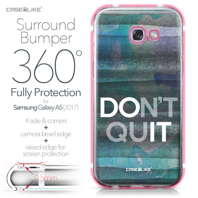 Samsung Galaxy A5 (2017) case Quote 2431 Bumper Case Protection | CASEiLIKE.com