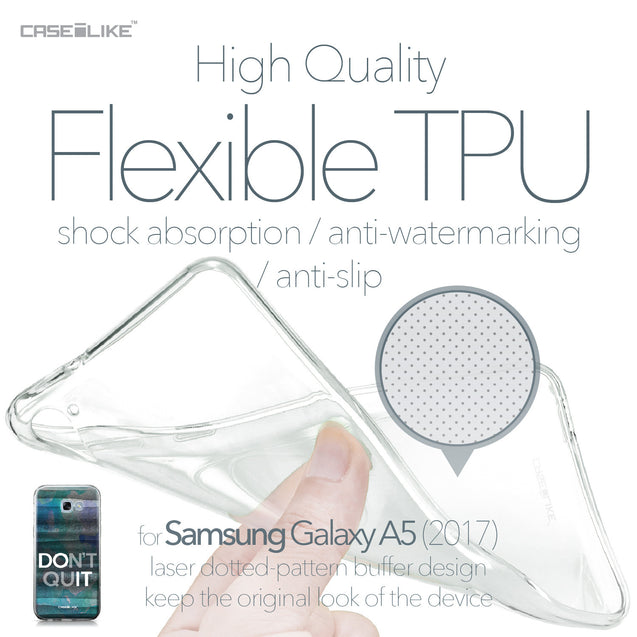 Samsung Galaxy A5 (2017) case Quote 2431 Soft Gel Silicone Case | CASEiLIKE.com