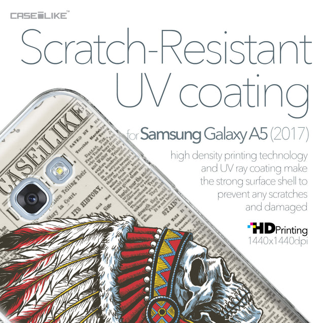 Samsung Galaxy A5 (2017) case Art of Skull 2522 with UV-Coating Scratch-Resistant Case | CASEiLIKE.com