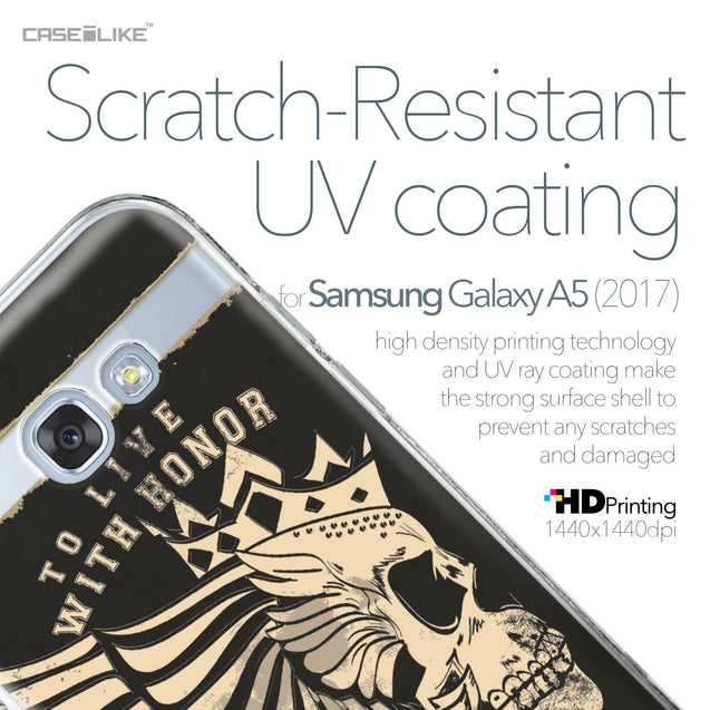 Samsung Galaxy A5 (2017) case Art of Skull 2529 with UV-Coating Scratch-Resistant Case | CASEiLIKE.com