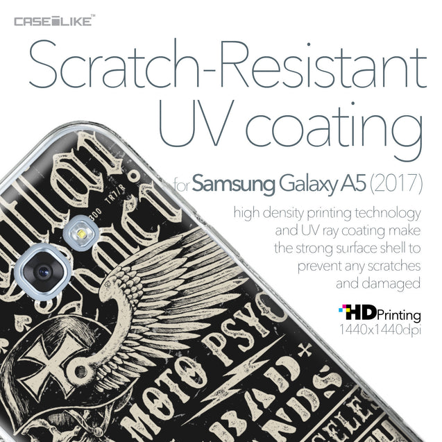 Samsung Galaxy A5 (2017) case Art of Skull 2531 with UV-Coating Scratch-Resistant Case | CASEiLIKE.com