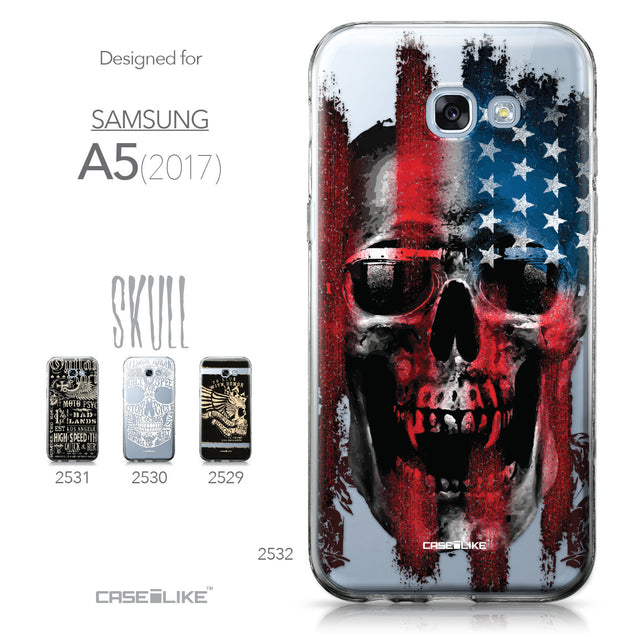 Samsung Galaxy A5 (2017) case Art of Skull 2532 Collection | CASEiLIKE.com