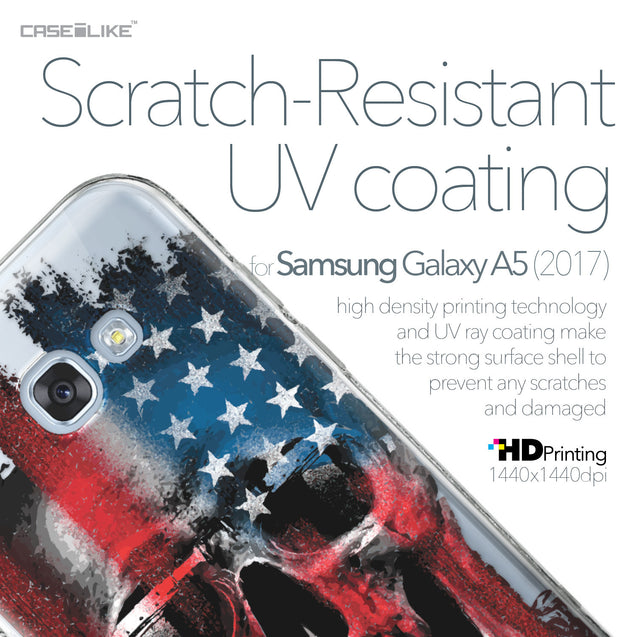 Samsung Galaxy A5 (2017) case Art of Skull 2532 with UV-Coating Scratch-Resistant Case | CASEiLIKE.com