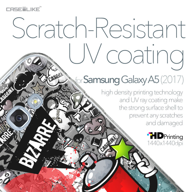 Samsung Galaxy A5 (2017) case Graffiti 2705 with UV-Coating Scratch-Resistant Case | CASEiLIKE.com