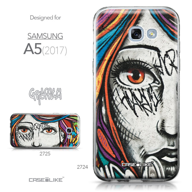 Samsung Galaxy A5 (2017) case Graffiti Girl 2724 Collection | CASEiLIKE.com