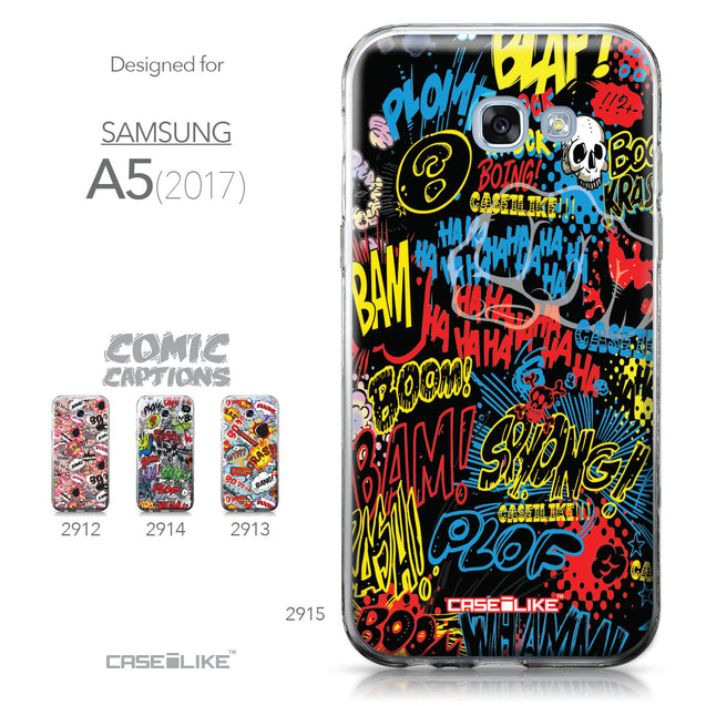Samsung Galaxy A5 (2017) case Comic Captions Black 2915 Collection | CASEiLIKE.com