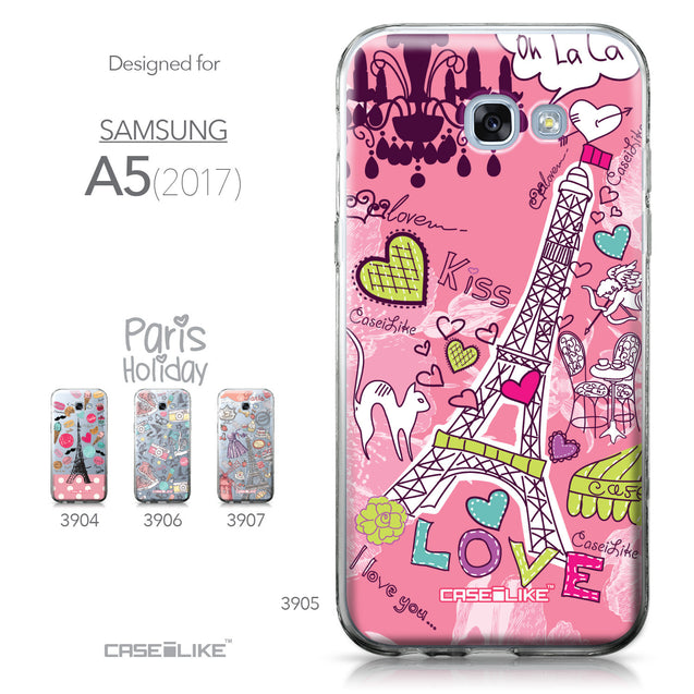 Samsung Galaxy A5 (2017) case Paris Holiday 3905 Collection | CASEiLIKE.com