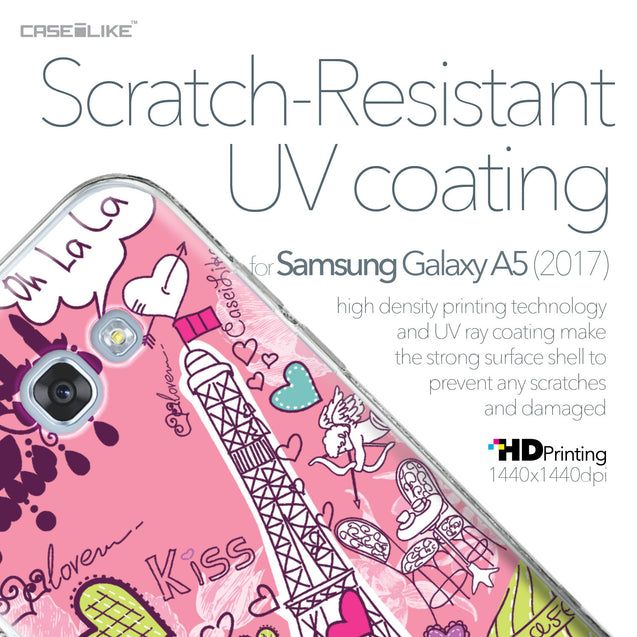 Samsung Galaxy A5 (2017) case Paris Holiday 3905 with UV-Coating Scratch-Resistant Case | CASEiLIKE.com