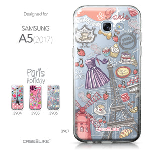 Samsung Galaxy A5 (2017) case Paris Holiday 3907 Collection | CASEiLIKE.com