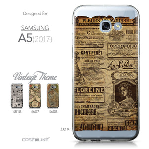 Samsung Galaxy A5 (2017) case Vintage Newspaper Advertising 4819 Collection | CASEiLIKE.com
