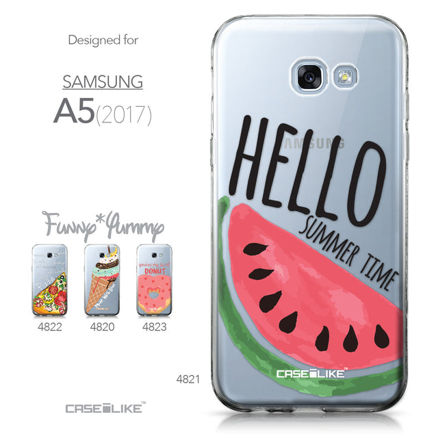 Samsung Galaxy A5 (2017) case Water Melon 4821 Collection | CASEiLIKE.com