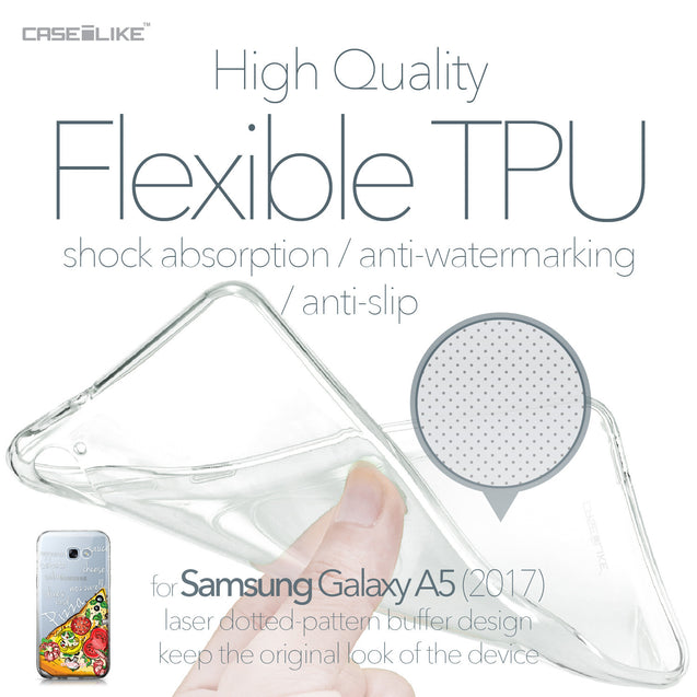 Samsung Galaxy A5 (2017) case Pizza 4822 Soft Gel Silicone Case | CASEiLIKE.com